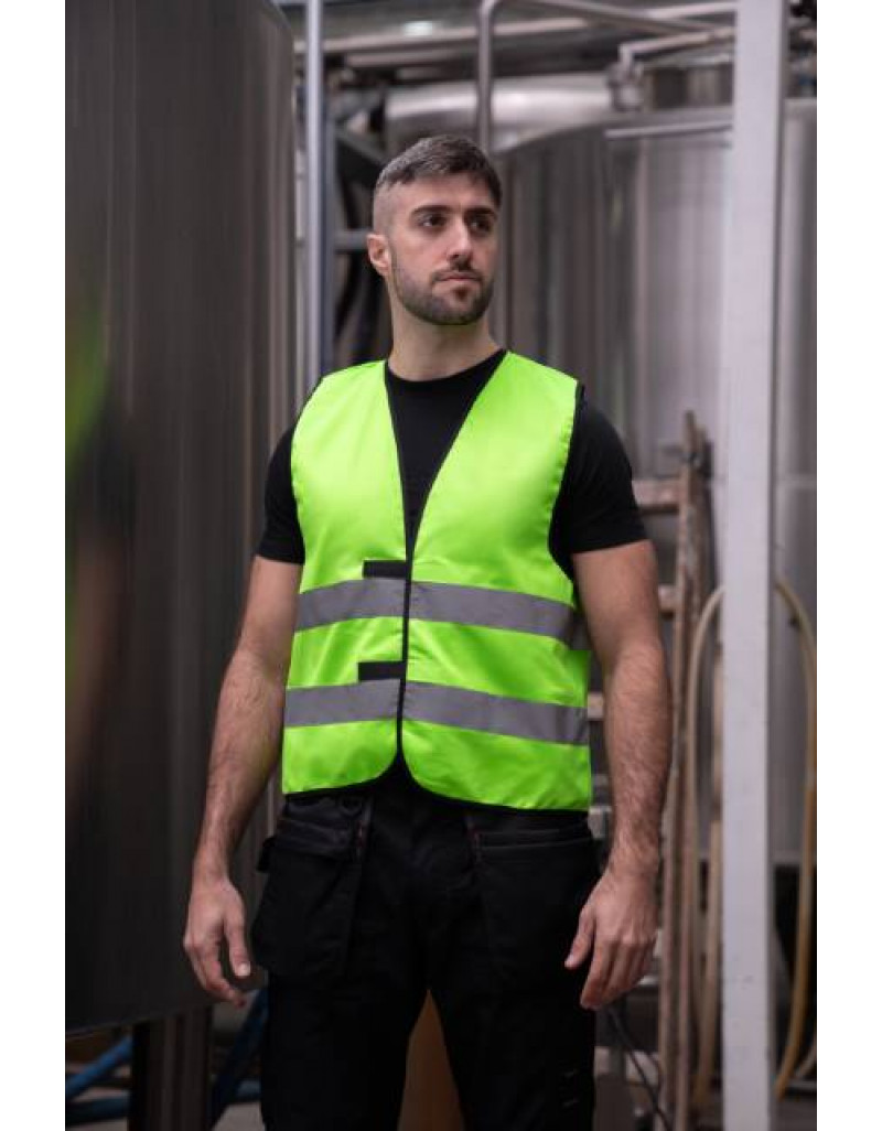 Vestă de lucru cu elemente reflectorizante